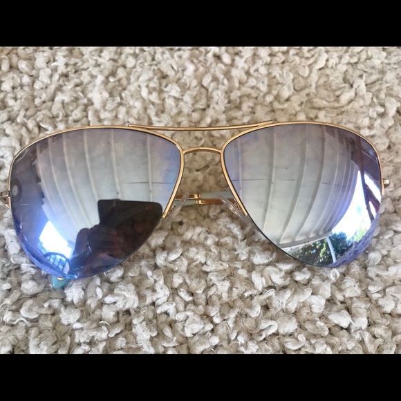 Tiffany & Co. Accessories - Tiffany blue mirrored aviator sunglasses